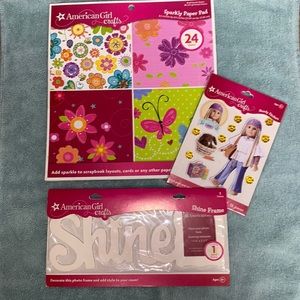 American Girl craft items, one lot
